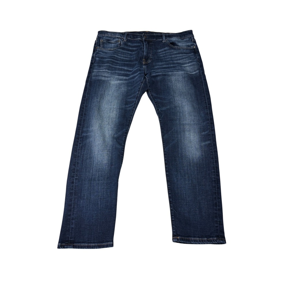 Lucky Brand 110 Slim Jeans Mens 37x29 Dark Wash Blue Stretch Denim Pants